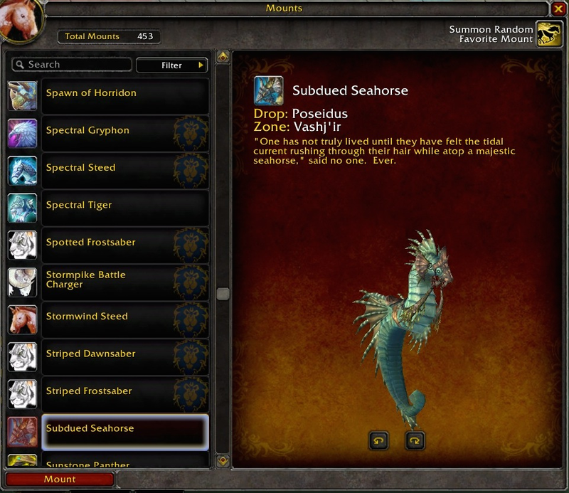 Illustration for article titled Blizzard Adds Silly Mount Descriptions In Warlords of Draenor Beta